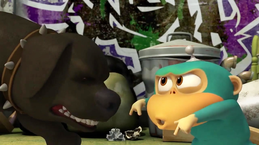 انیمیشن میمون های بیگانه Alien Monkes - قسمت 16